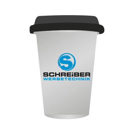 Pappbecher to Go BIO | 400 ml einwandig | rundum bedruckt