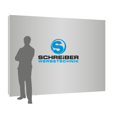 Textilfaltwand | 4 x 3 Felder gerade | einseitig bedruckt
