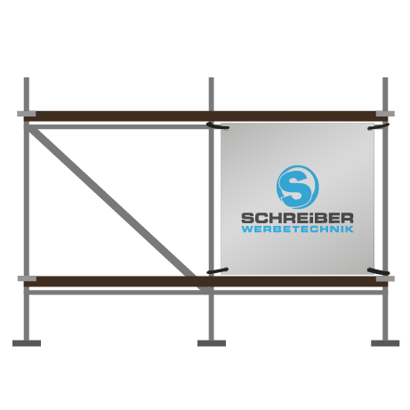 Gerüstbanner | B 250 cm x H 206 cm | einseitig bedruckt